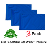 Regulation Flags 14"x20" - Pack of 3