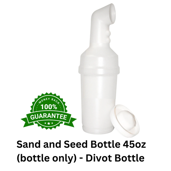 Sand and Seed Bottle 45oz (bottle only) - Divot Bottle