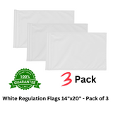 Regulation Flags 14"x20" - Pack of 3