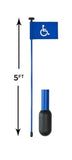 Golf Cart Bag Pole & Flag
