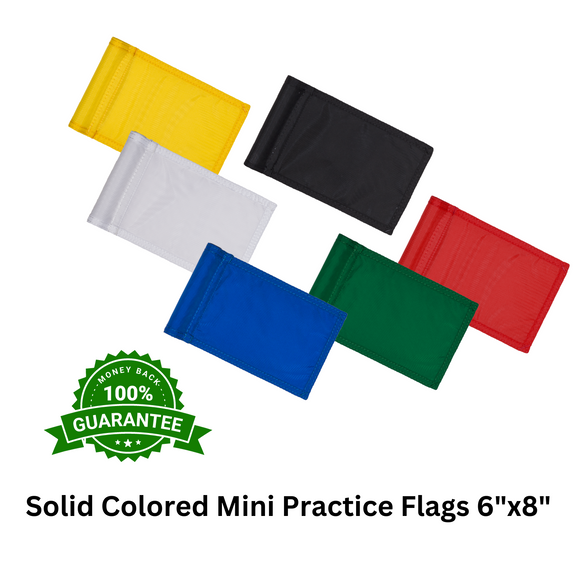 Solid Colored Mini Practice Flags 6