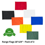 Range Flags 18"x24" - Pack of 3
