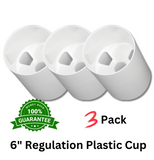 6" Regulation Size Plastic Golf Cup