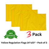 Regulation Flags 14"x20" - Pack of 3