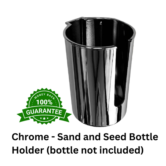 Chrome - Sand and Seed Bottle Holder (bottle not included)