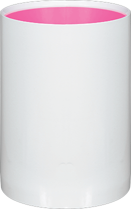 Golf Cup Hole Target Rings - Pink and White - Box of 18